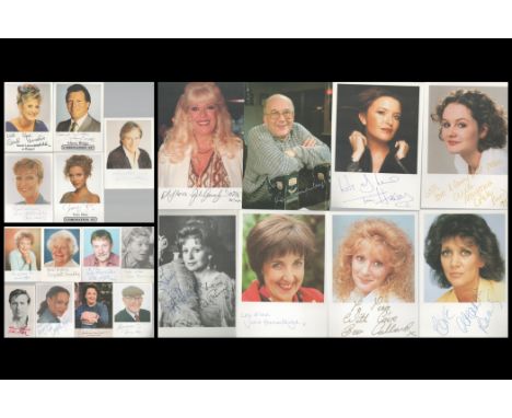 TV Coronation Street collection 20 signed 6x4 assorted photos features many iconic characters from the show such as Sarah Lan