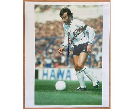 Football THFC Legend Ricky Villa Signed 10x8 inch Colour Photo Showing Villa in Action. Signed in black ink. Good condition. 