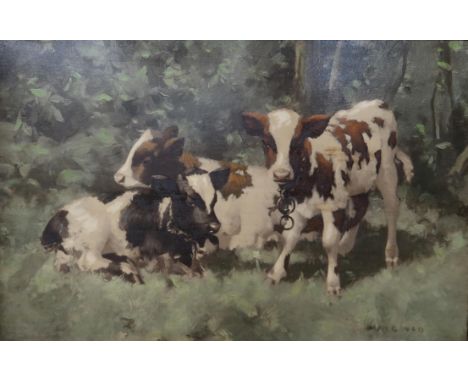 AFTER DAVID GAULD&nbsp;Three calves, print, 32 x 49cm Condition Report:Available upon request