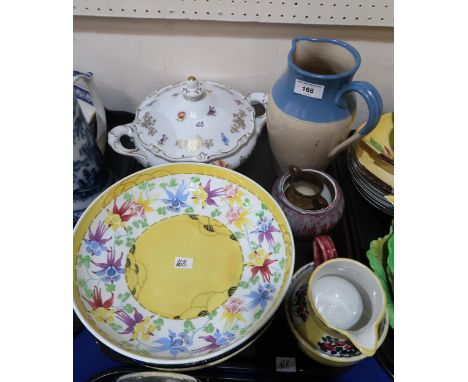 Three Bough pottery bowls, a milk jug and sugar bowl and other ceramics Condition Report:No condition report available.