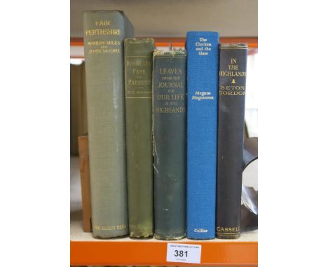 SCOTTISH INTEREST Miles, Hamish&nbsp;Fair Perthshire John Lane The Bodley Head Ltd., London, 1930, 1st edition Maughan, Willi