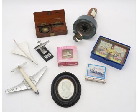 A handheld&nbsp;Sestral&nbsp;marine bearing compass by Henry Browne &amp; Son Ltd., Barking &amp; London, Tassie-style classi