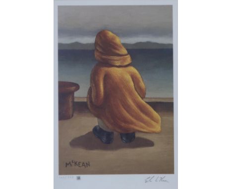 GRAHAM MCKEAN (SCOTTISH b.1962) &nbsp;I THOUGHT WE LEFT OUR BOAT HERE &nbsp;Print multiple, signed lower right, numbered 103/