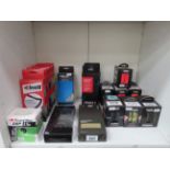 Shelf of Assorted Handlebar Tape FI'ZI:K Deda, Lizard Skins, Cinelli