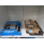 Shelf of Shimano and Stronglight Chainrings