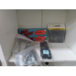 Shelf of Bicycle Accessories to include Ridewrap Kits, Storage Hook, Hatch Hugger etc
