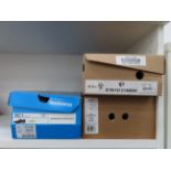 3 x Pairs of Cycling Shoes; Shimano Dynalast EU45