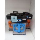 5 x Crank Brothers STAMP Pedal Sets ( 2 x Purple, 2 x Orange, 1 x Blue)