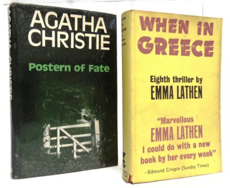 [MODERN FIRST EDITIONS]  Christie, Agatha. Postern of Fate, first edition, Collins Crime Club, London, 1973, boards, dustjack