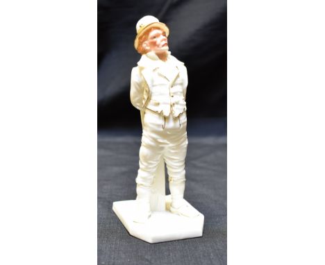 A VICTORIAN ROYAL WORCESTER FIGURE MODEL 835  by James Hadley, modelled as 'Sykes' or 'The Irishman', green printed mark to b