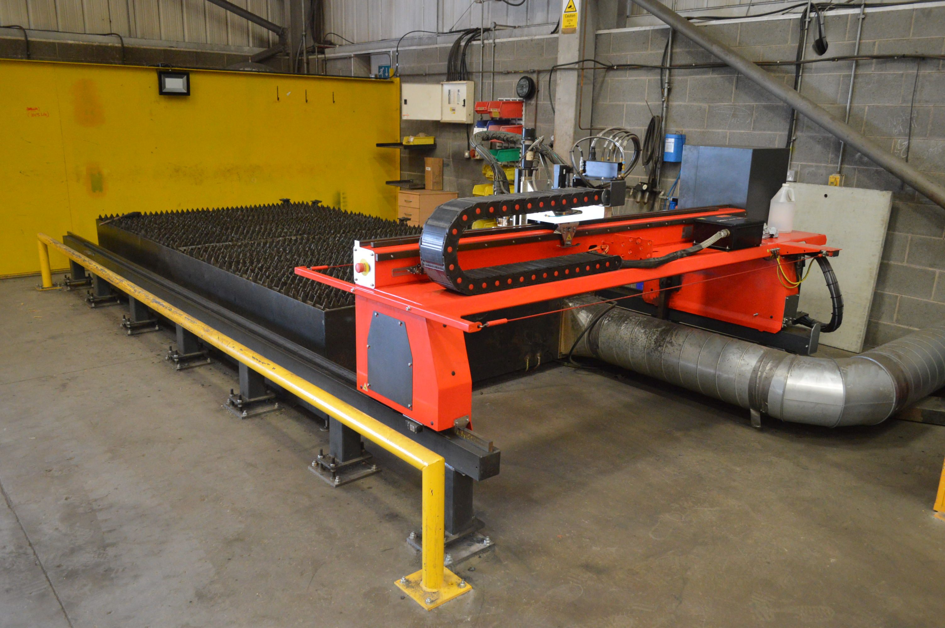 Kerf RUR 2500 PLASMA PROFILE CUTTER, serial no. 02021, year of