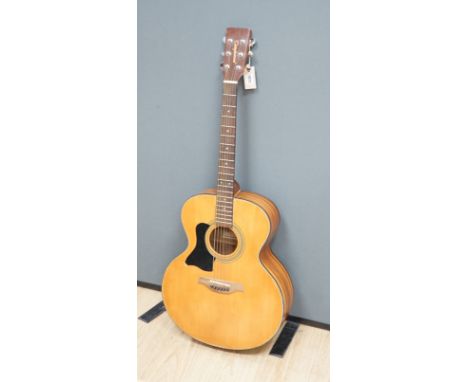 A Tanglewood acoustic guitar (left handed)