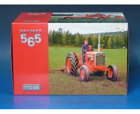 Universal Hobbies 1:16 scale diecast model Valmet 565 tractor  (in original box)