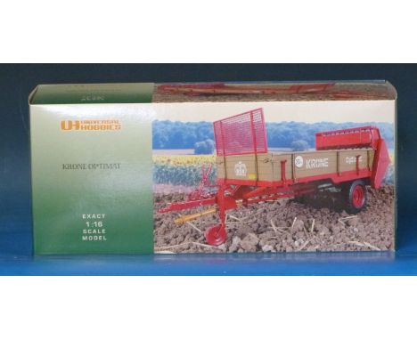 Universal Hobbies 1:16 scale diecast model Krone Optimat trailer  (in original box)