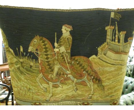 Two tapestry wall hangings 