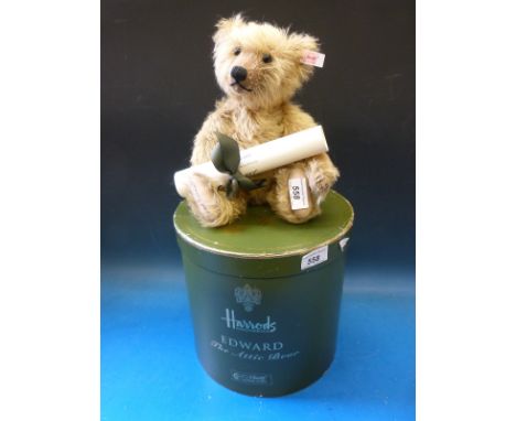 Steiff Edward the Attic Bear in original Harrods box