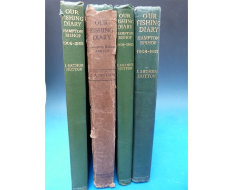 J Arthur Hutton, "Our Fishing Diary: Hampton Bishop, 1908-1933" (Altrincham, Sherratt and Hughes, 1942) Numbers 436, 12, 121 