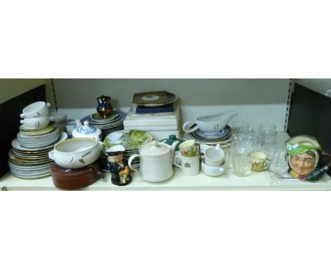 A large collection of various ceramics to include Doulton character jug, Doulton Seriesware, Royal Worcester etc