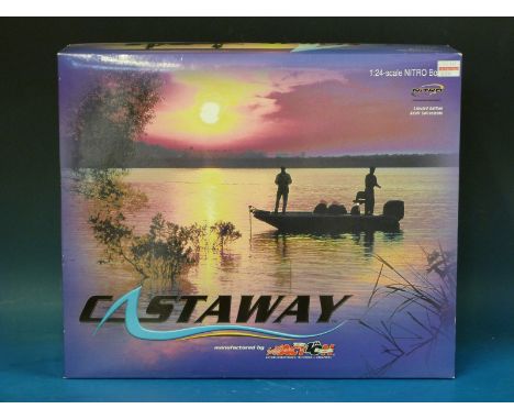 Action 10th anniversary diecast model 1:24 scale Castaway Nitro boat, limited edition (in original box)