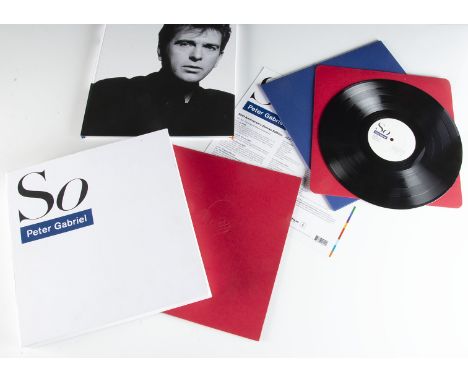 Peter Gabriel Box Set, So - 25th Anniversary Box Set - 4 CD, 2 DVD, LP, 12" and 60 page book - released 2012 on Real World (P