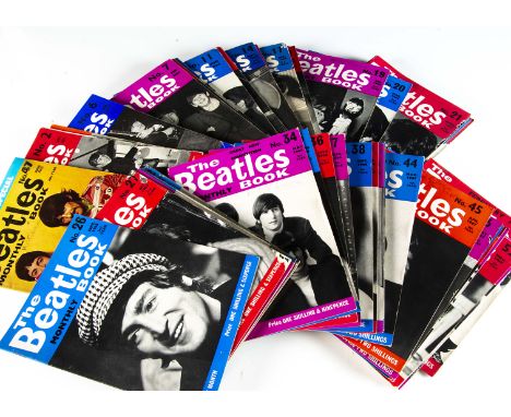 Beatles Monthly Magazines, fifty Beatles Monthly Magazines comprising issues 2,5,6-12, 14, 16-55 inclusive including the Sgt 