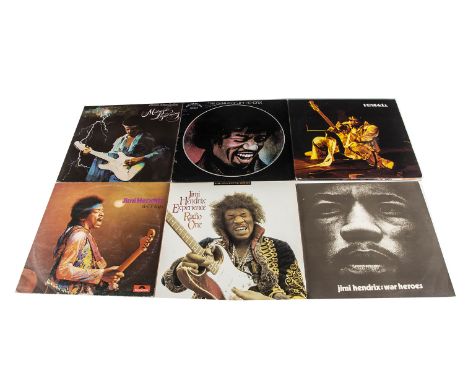 Jimi Hendrix LPs, six albums comprising Live At The Fillmore East (Triple Album with book - All EX to EX+), Radio One (Double