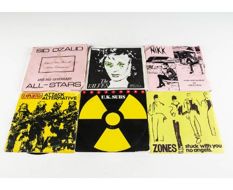 Punk / New Wave 7" Singles,  approximately seventy-five 7" singles of mainly Punk, New Wave and Power Pop with artists includ