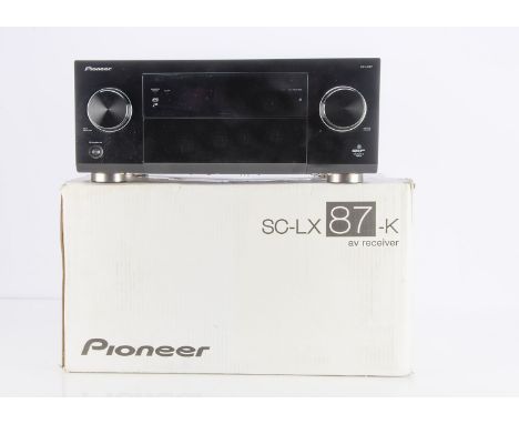Pioneer AV Receiver, a Pioneer SC-LX87-K receiver in very good condition, remote, leads, paperwork in original box, untested