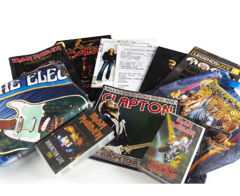 Concert Memorabilia, a number of Gig related memorabilia items comprising Status Quo 2016 VIP pack (Bag, Throw and Lanyard pl