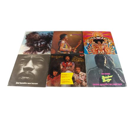 Jimi Hendrix LPs, eleven albums comprising Axis Bold as Love (Original UK Mono - no insert- fair condition), Experience OST, 