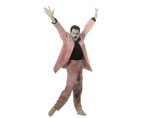 Queen - The Great Pretender (1987) An original life size cardboard cut-out of Freddie Mercury from the music video The Great 