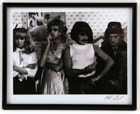 Queen - Original C type print of Queen in character on the set of the I want To Break Free video shoot. London 1984. Print fe