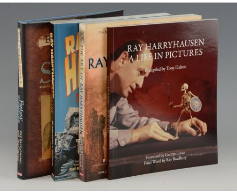 Tony Dalton - Four books on Ray Harryhausen, all signed to the inside by Tony Dalton including An Animated Life (2009), The A