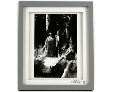 Queen - An original silver gelatin exhibition print of Freddie Mercury and Montserrat Caballé on the set of the Barcelona vid