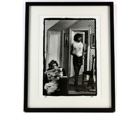 Queen - Original Limited edition silver gelatin exhibition print, 1/50. Freddie Mercury &amp; Brian May of Queen in character