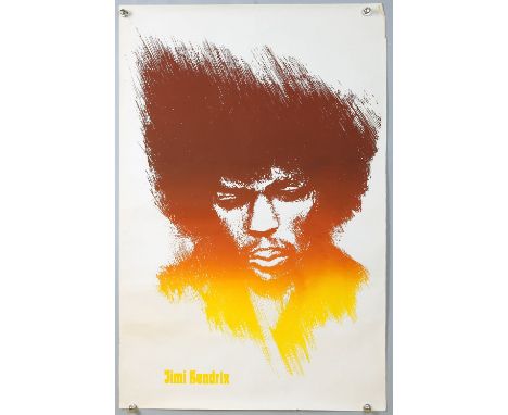 Jimi Hendrix - Original 1960's Vintage poster, rolled, 30 x 12 inches