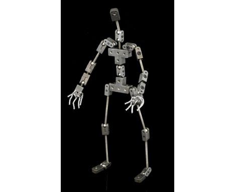 Ray Harryhausen - Human type armature made for Ray Harryhausen by an armature company (Animation Toolkit) around 2007/8, cons