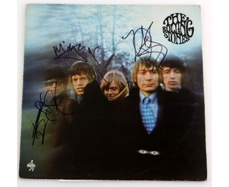 The Rolling Stones - Between the Buttons, vinyl LP album cover signed by Mick Jagger, Charlie Watts and Keith Richards, with 