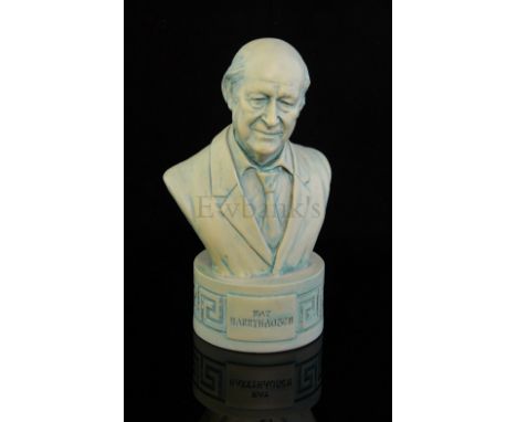 Ray Harryhausen - Commemorative moulded bust of Ray made by Gentle Giant Studios with black presentation bag, inscribed on fr