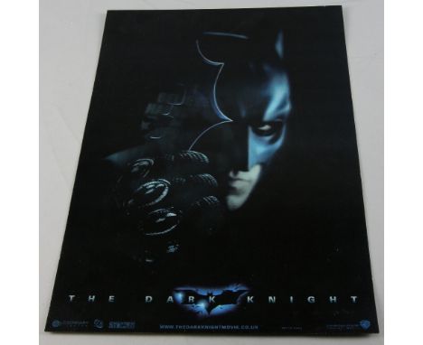 The Dark Knight (2008) British Lenticular poster issued at Premiere screenings, Batman / Harvey Dent, Warner Bros., 11.5 x 16
