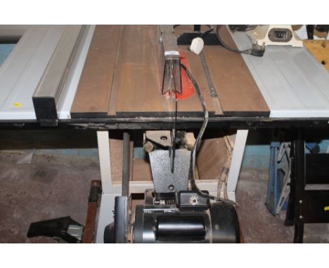 A LARGE SAW BENCH