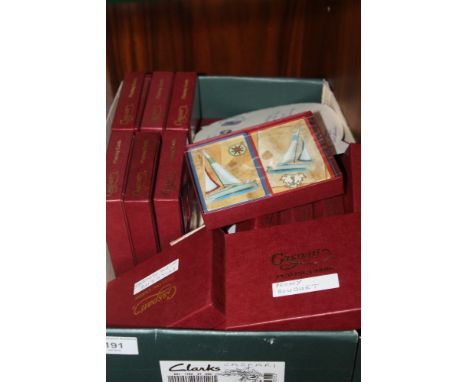 A COLLECTION OF TWENTY BOXED SETS OF CASPARI DOUBLE DECK PLAYING CARDS