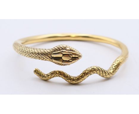 A snake bangle. Inner diameter 6.5 cm.