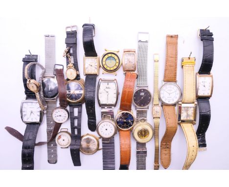 A collection of gentlemen's wristwatches to include Sekonda, Oris, Timex, CYMA, etc.