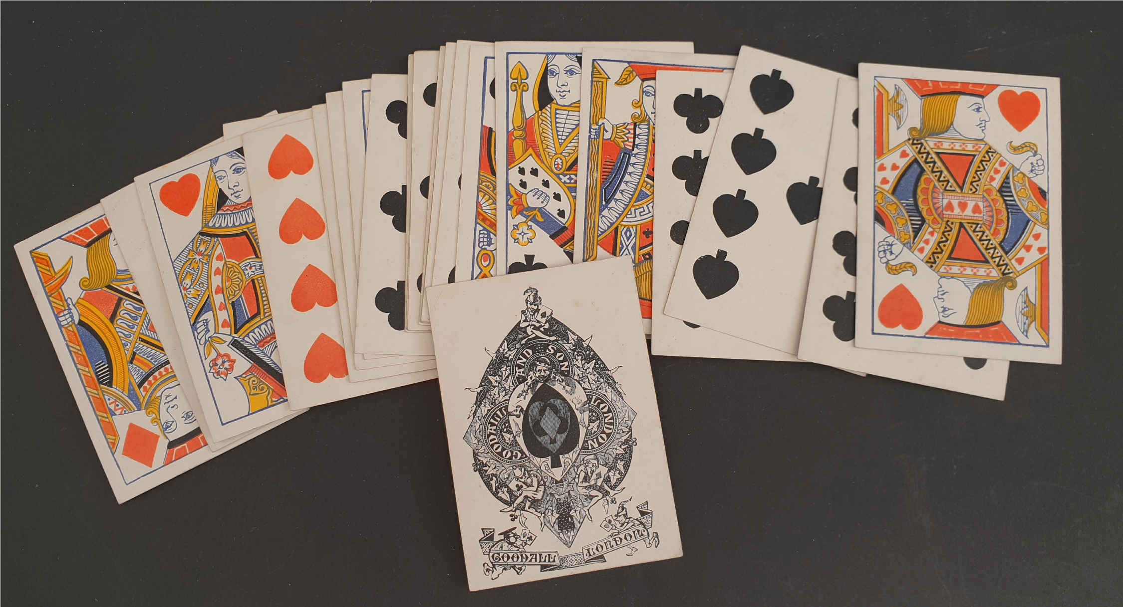 Antique & Vintage Playing Cards 4 Sets 2 x Goodall & Son c1867 to 1897 1 x Chas Goodhall & Son 1