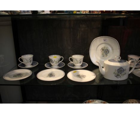 A Susie Cooper Glen Mist pattern tea service, 20 pieces
