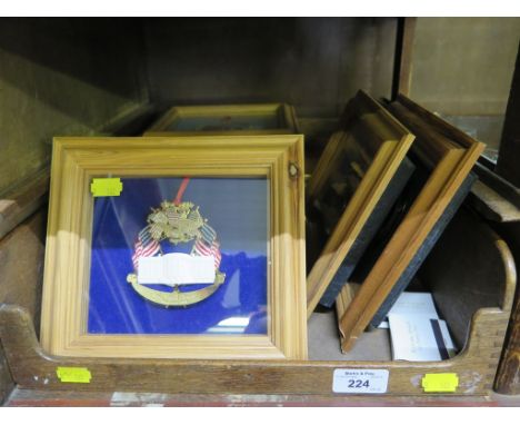 Eight White House Historical Association pendants, 1992 to 1999 with boxes and framed, a pack of True Filter 100s cigarettes 