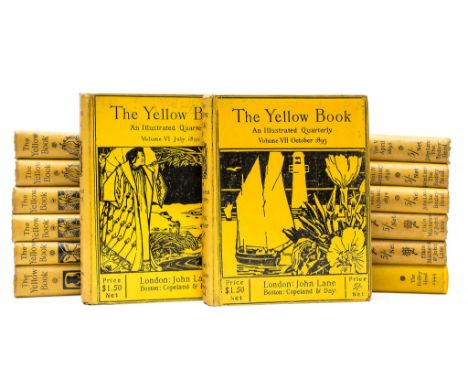 [Beardsley (Aubrey) & others.] - The Yellow Book: An Illustrated Quarterly, 13 vol. [all published],  plates, illustrations a