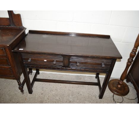 TURNED WOOD LAMP STANDARD HEIGHT APPROX 142CM