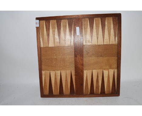 WOODEN BACKGAMMON BOARD